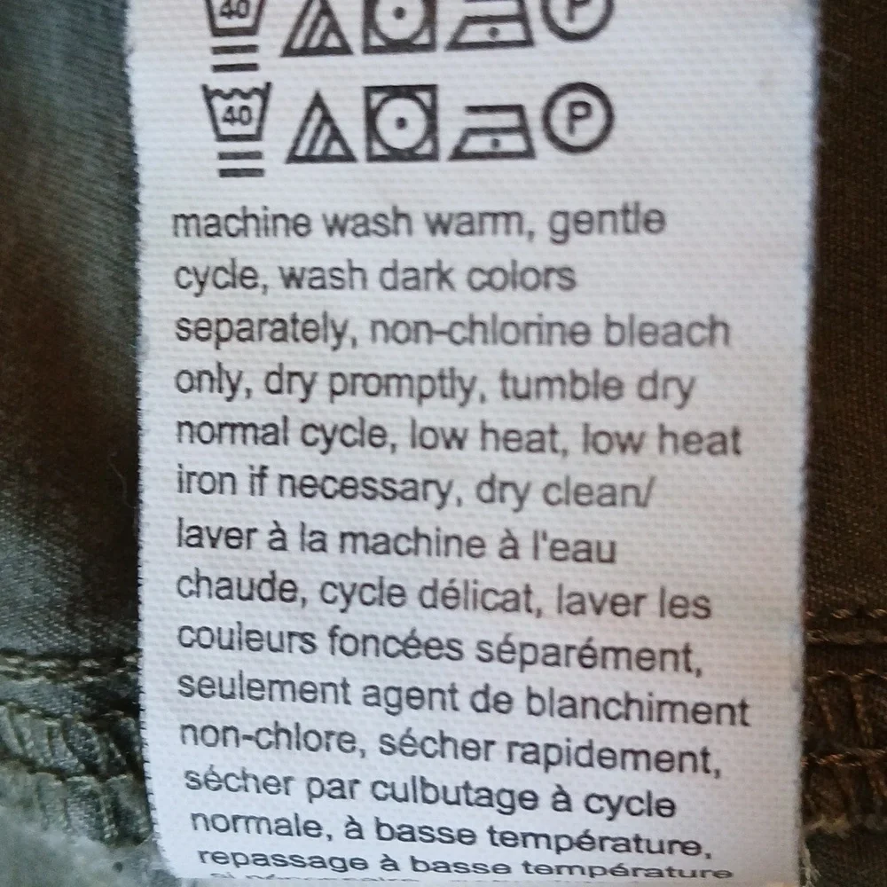 Calvin Klein womens embroidered cargo jacket size S - Picture 11 of 11